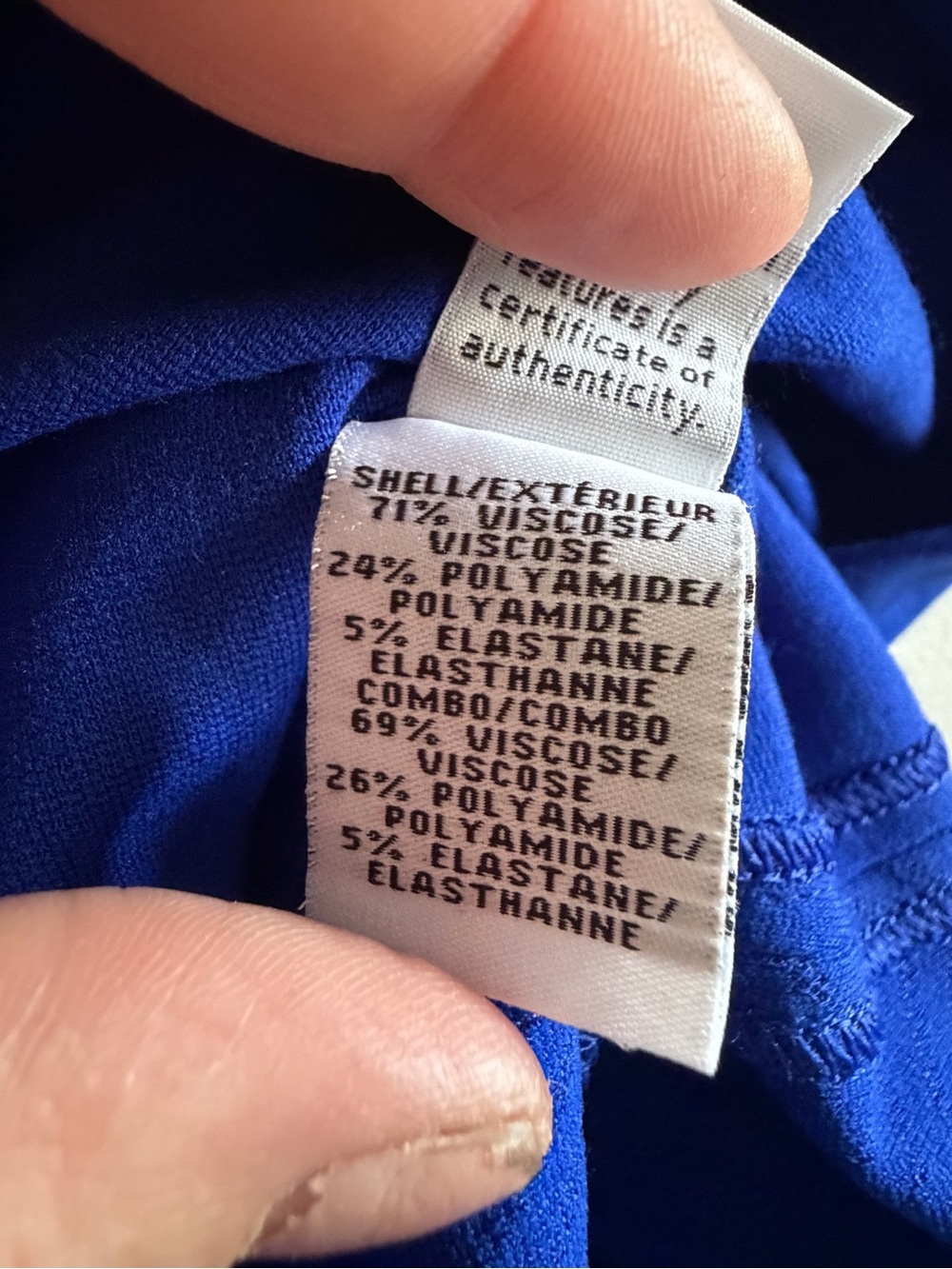 Diane von Furstenberg Cobalt Blue Fit & Flare Cocktail Wedding Guest Dress Small - Picture 8 of 11